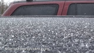 preview picture of video '3/4/2015 Carbondale, IL Freezing Rain Sleet'