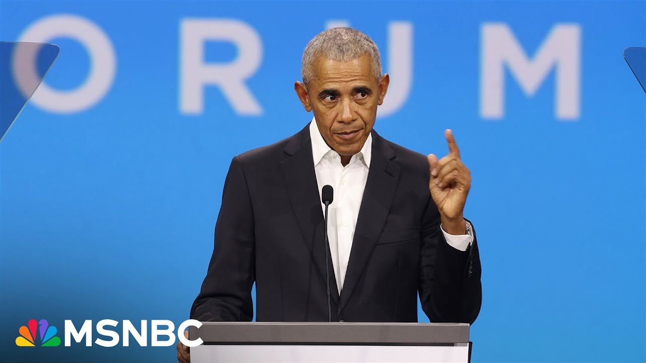Live: See Obama speak at the Obama Foundation's 2024 Democracy Forum