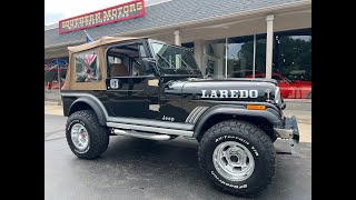 Video Thumbnail for 1985 Jeep CJ 7