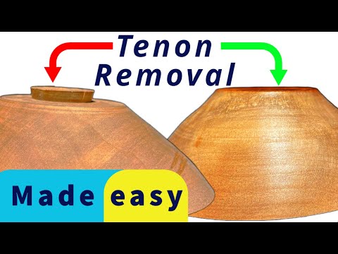 How to remove a Woodturning TENON + Hot Pen Signing & How to Finish the Bottom of Wood Bowls.
