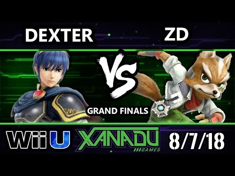 S@X 262 Smash 4 - Dexter (Marth) Vs. ZD [L] (Fox) Wii U Grand Finals