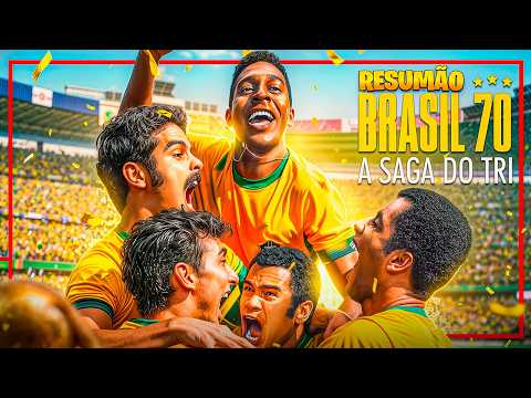 O Brasil Já Teve uma Seleção ASSUSTADORA... (Brasil 70): A História em 1 Vídeo!