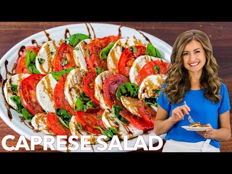 Easy Caprese Salad Recipe with Balsamic Glaze