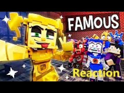 GOLDEN CIRCUS BABY IS FAMOUS! ⭐- Fazbear and Friends Short | LandFox Reaction