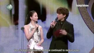 [Engsub] Moon Geun Young - Moon Chae Won Best Couple Award 2008 (SBS Drama Awards)