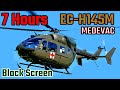 7 Hours Helicopter Sound Airbus EC H145M, Black Screen, Dream, ASMR, Meditation, Sleep, Aviation