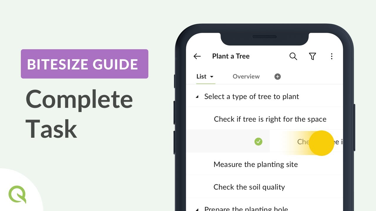 Quire Bitesize Guide: Complete Tasks
