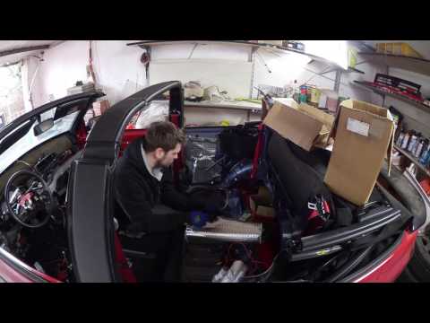 Dämmung des Cabrios hinten mit Alubutyl