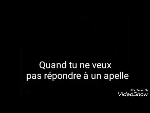 Quand tu a un téléphone