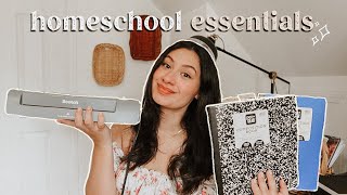 Preschool Homeschool Essentials and Resources YOU NEED TO KNOW
