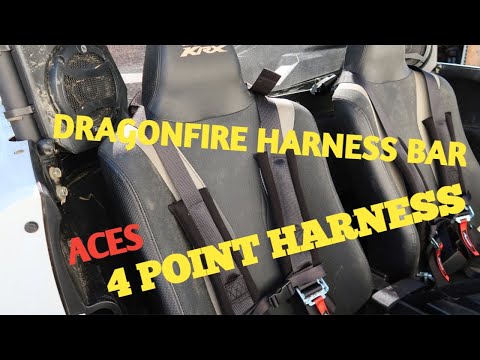 Installing a 4 Point Harness in the Kawasaki KRX 1000 Using the Dragonfire Harness Bar