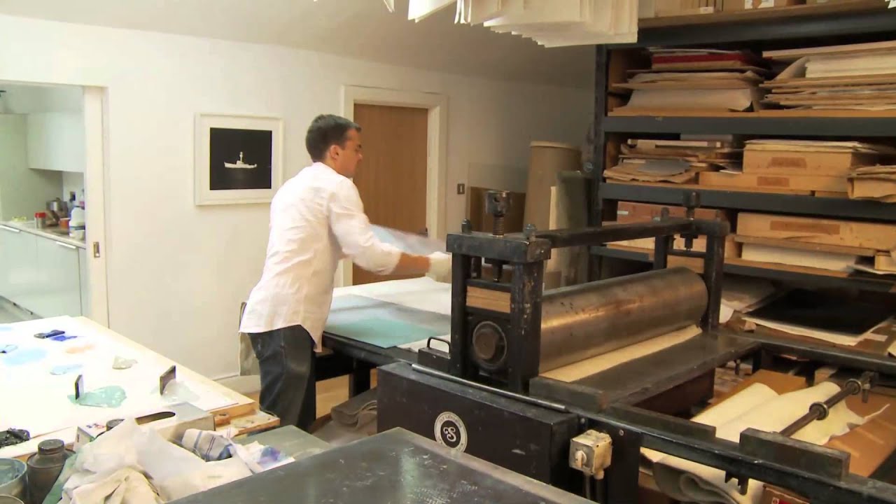 Making a Print at Stoney Road Press