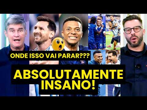 ASSOMBROSO! “OLHA ISSO, gente! FRANÇA e ARGENTINA estão…” MBAPPÉ e MESSI DESTROEM na COPA!