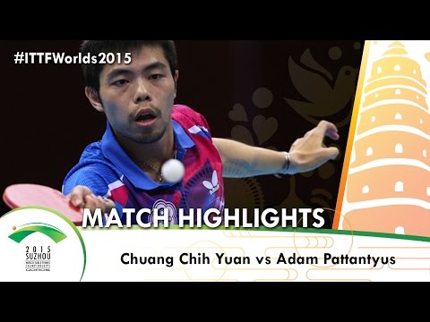 WTTC 2015 Highlights: Chuang Chih Yuan vs PATTANTYUS Adam (R 128)