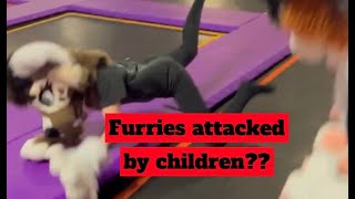 FURRIES ATTACKED AT TRAMPOLINE PARK!!