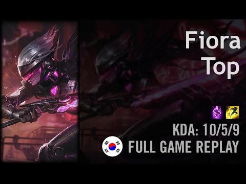 Fiora Top vs Vladimir - kfo - KR Challenger Path 5.24