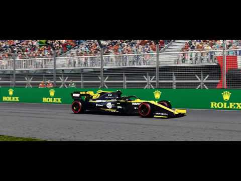 F1 2019 - One Lap of the Canadian Grand Prix - Replay  Hülkenberg  - TV Broadcast-Style: