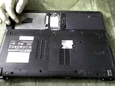 Remove and Replace hard drive for Asus notebook Model X83V