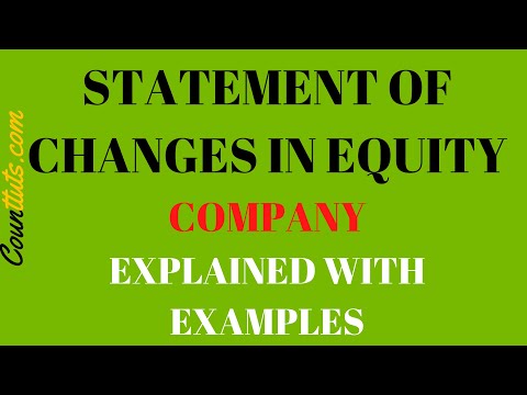 Statement of Changes in Equity | Company | Explained with Examples