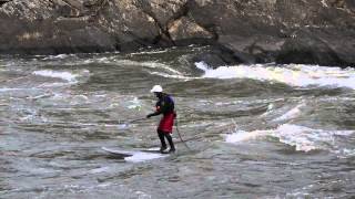 preview picture of video 'Cobra Rocky Island Wave SUP Paddle Board Potomac River'