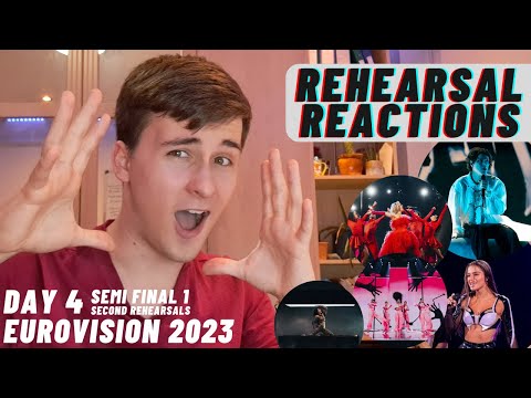 SEMI FINAL 1 REHEARSAL SNIPPETS REACTION | EUROVISION 2023