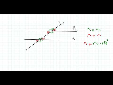 drepte paralele taiate de o secanta