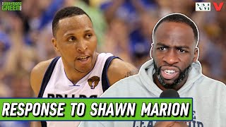 Draymond Green CLAPS BACK at Shawn Marion's critiques about his defense for Golden State Warriors