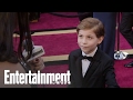 Jacob Tremblay Shows Us His Reaction To Brie Larson Winning An Oscar | Entertainment Weekly