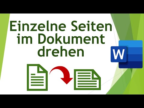 Einzelne Seiten in Word drehen