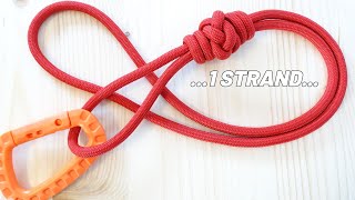 Single Strand 2 Closed Loops - Make a Diamond / Barrel Knot Paracord Lanyard / Key Fob - DIY CBYS
