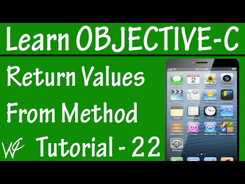 Free Objective C Programming Tutorial for Beginners 22 - How to Return Value from Methods