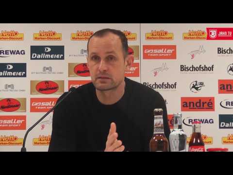 Pressekonferenz vor dem 27. Spieltag gegen den FSV Zwickau