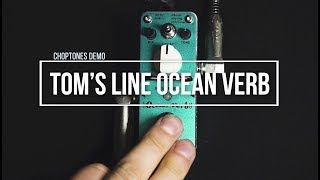 Video thumbnail for Tom's Line Pedals | AOV-3 Ocean Verb | Playthrough (Digital Reverb Pedal) by ChoptonesOfficial