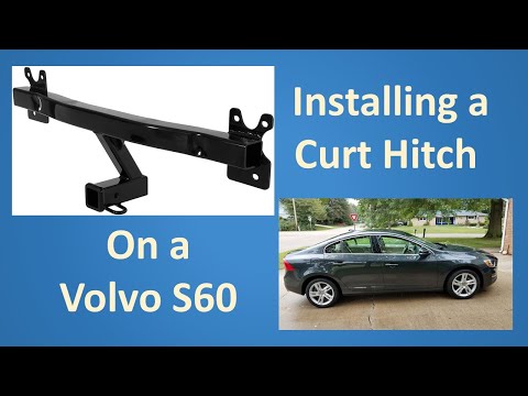 Installing a Curt Class III Hidden Hitch on a Volvo S60
