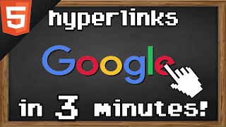 Learn HTML hyperlinks in 3 minutes 👈