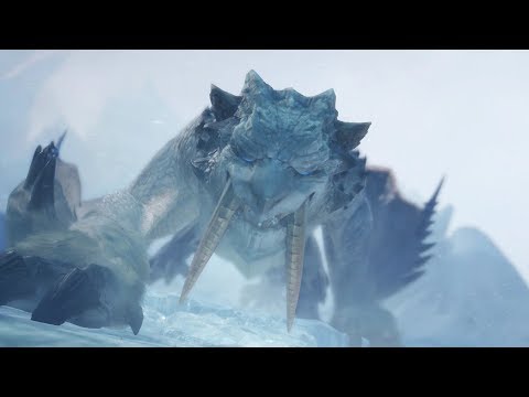 Monster Hunter World: Iceborne - Barioth Boss Fight (Solo / Longsword)