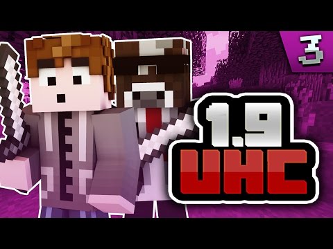 Minecraft: 1.9 UHC - Episode 3 - SHARP 3 AXE!
