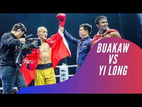 Buakaw versus Yi Long (Shaolin Monk) - First Fight