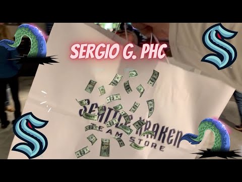 Seattle Kraken Game Day Experience Store Tour 12.1.22