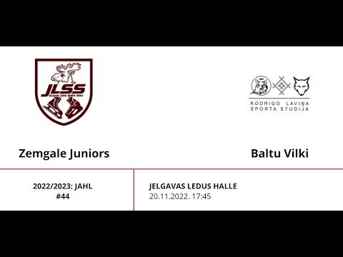 2022/2023: JAHL Zemgale Juniors - Baltu Vilki  / 20.11.2022.