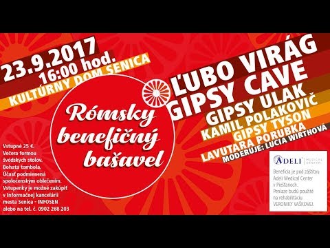 RÓMSKY BENEFIČNÝ BAŠAVEL V SENICI 23.9.2017 - upútavka