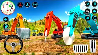 Heavy Excavator Rock Mining 🪨 | JCB Road Construction Simulator 3D | Android Gameplay 2026