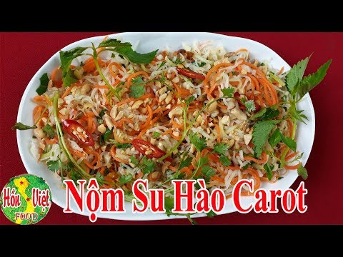 ✅ Cách Làm Nộm Su Hào Cà Rốt Chua Ngọt Giòn Sần Sật Ăn Là Mê | Hồn Việt Food