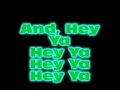 Obadiah Parker-Hey Ya lyrics on screen 