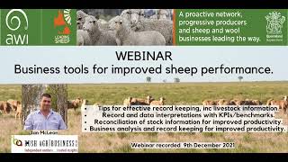 Clip 3 of 8 - How to keep better records to monitor your livestock inventory.