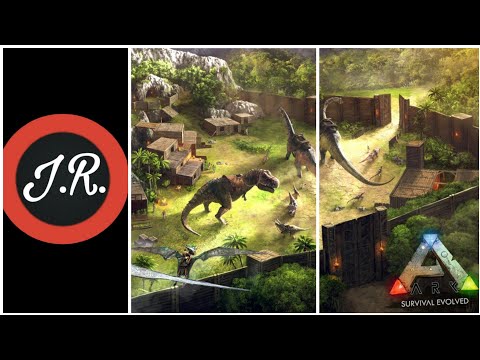 #arksurvivalevolve Best Huge Water Base/Animal Pen Tour (ARK: Survival Evolve)
