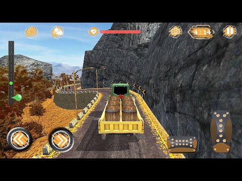 Offroad Long Trailer Truck Sim - Tractor Cargo Deliver - Android gamePlay