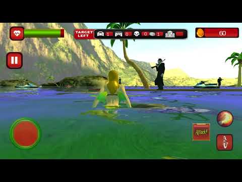 Mermaid Ocean Hunting Attack Simulator Video
