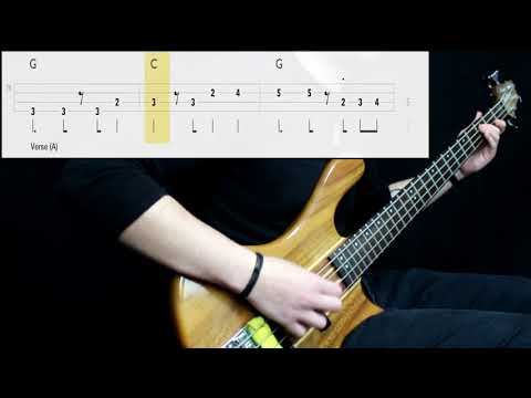 Van Morrison - Brown Eyed Girl (Bass Cover) (Play Along Tabs In Video)
