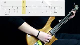 Van Morrison - Brown Eyed Girl (Bass Cover) (Play Along Tabs In Video)